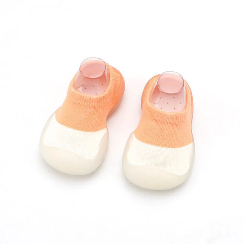 Babyschuhe, Lauflernschuhe, bequem, für Jungen und Mädchen, Kinder, Gummi, weiche, rutschfeste Sohle, Bodenschuhe, Strickstiefeletten – Detail 14