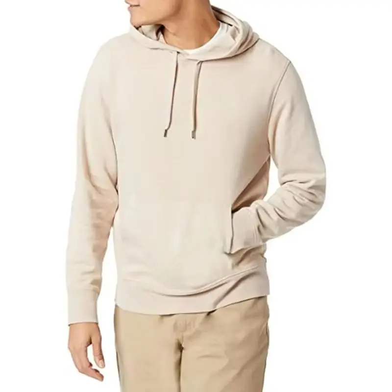 Baumwoll-Kapuzenpullover, einfarbiges Sweatshirt mit modischer Passform, modisches Herbst- und Winter-Sweatshirt, geeignet zum Ausgehen