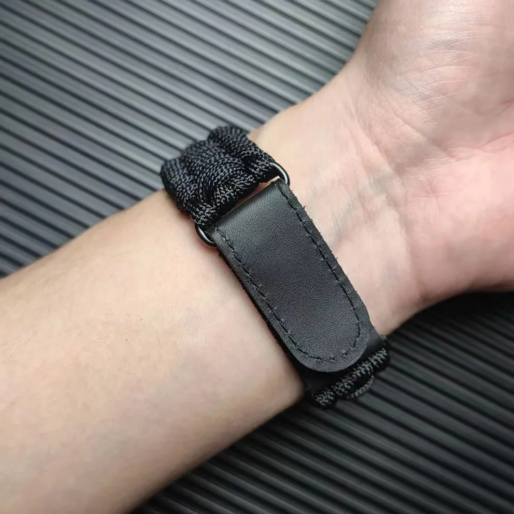 For samsung galaxy watch ultra 47mm band nylon rope Handmade strap galaxy watch ultra 47mm LTE AI strap Outdoor nylon loop band