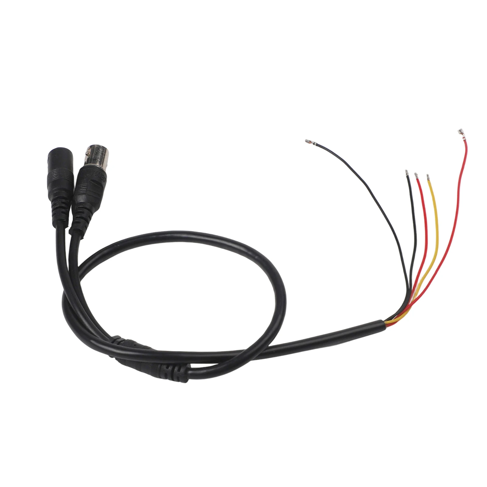 Anti-Interference BNC DC Connector Security Camera Setup 2-pin Terminal 3-pin Terminal 60cm Length Connector Versatility
