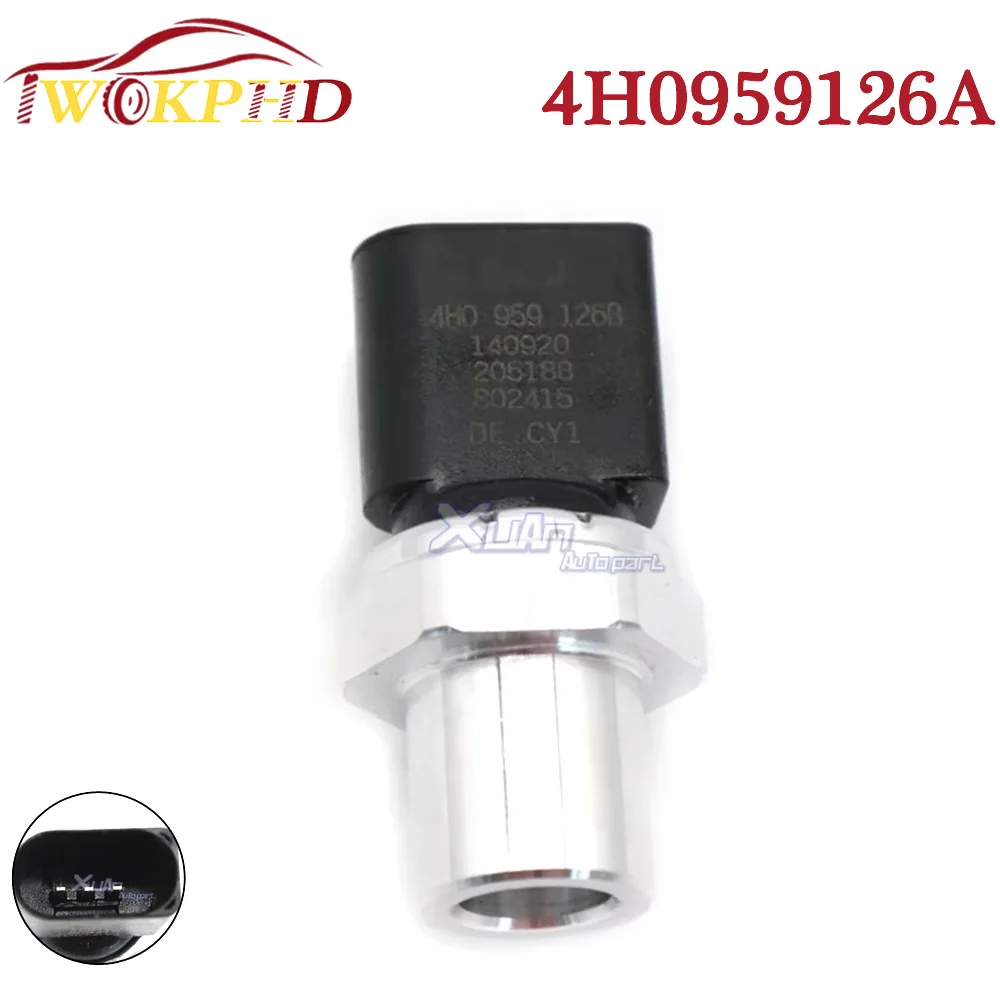 Car Accrssories 4H0959126A Air Conditioning Pressure Switch Pressure Sensor For Audi A3 A4 A5 A6 A7 Quattro Q5 S3 S5 4H0959126B