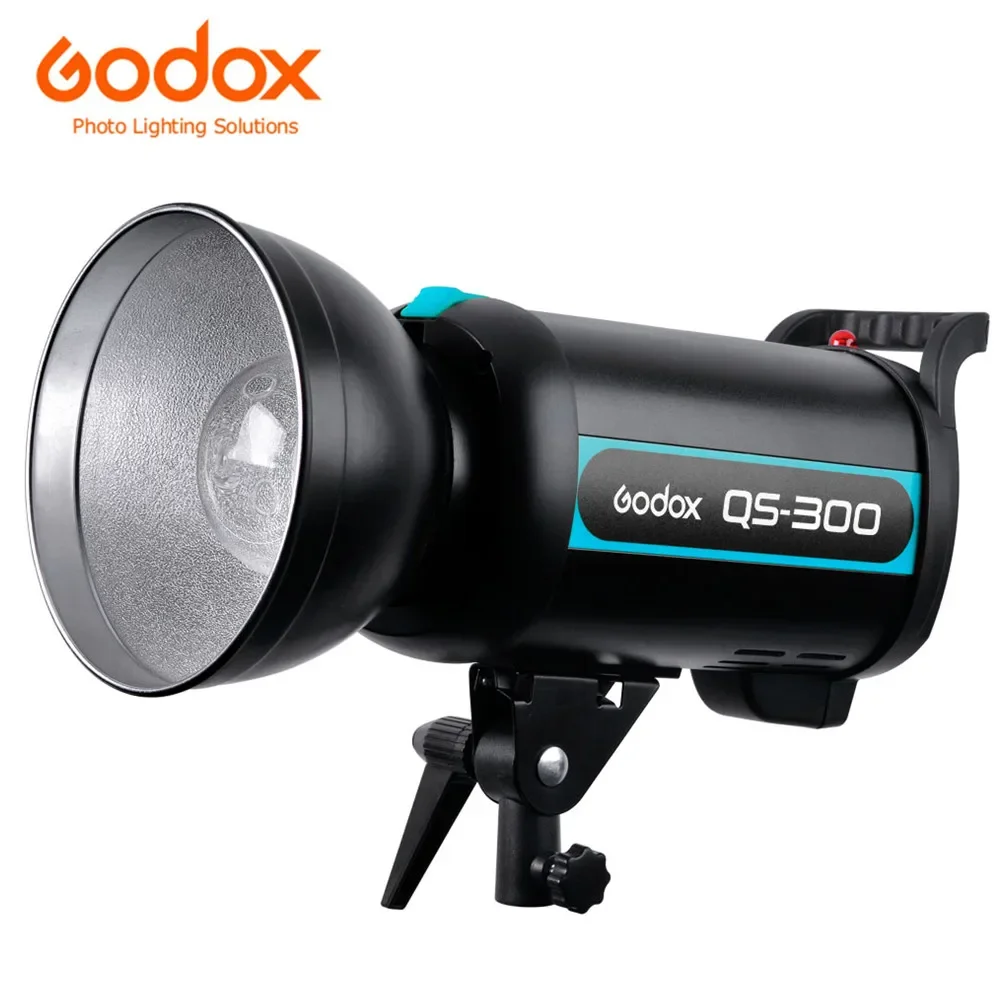 Godox QS300 5600K 300W 110V/220V Studio Strobe Photo Flash Light Lamp for Wedding/Portrait/Fashion/AD/Art Photography Shooting