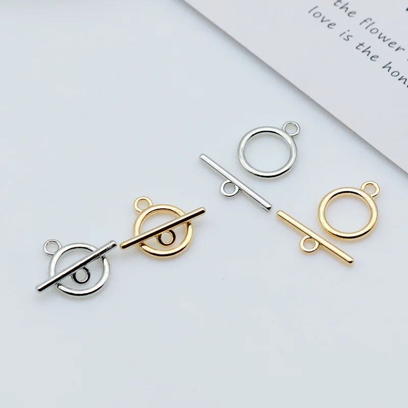 50-300sets Metal OT Toggle Clasps O:15mm T:23mm For Necklace Bracelet Golden Hooks Connectors Fit Diy Jewelry Making