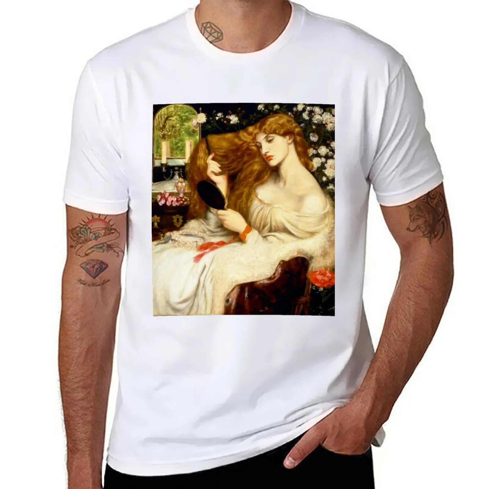 

t Lady t t shirts Rossetti Gabriel with funny cotton man shirts prints funny shirts Dante T-Shirt Lilith