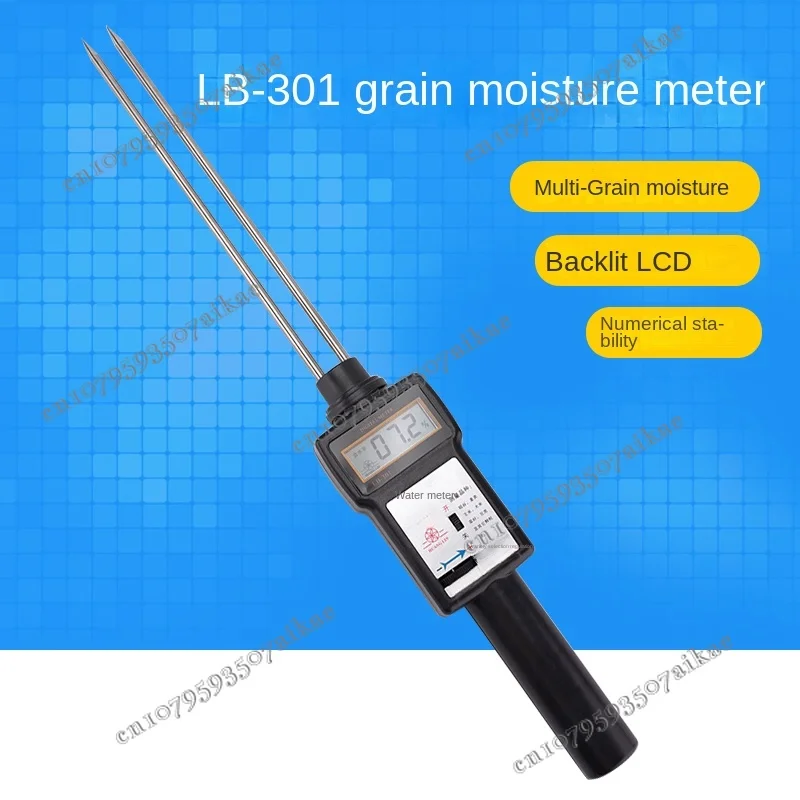 

LB-301 Grain Moisture Meter, Wheat and Maize Moisture Determination, Content Test, Rice