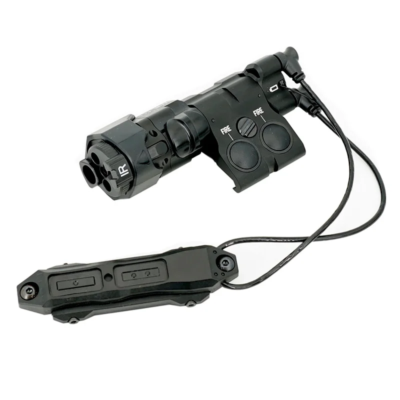 MAWL-C1+ Tactical Green Laser Sight Aluminum CNC Upgraded LED White Light with IR Laser Hunting Flashlight Picatinny Rail