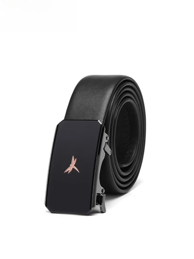 reddragoy-genuine-leather-belt-men's-auatic-bule-busin-casual-top-layer-cowhide-belt-gift-box-brand