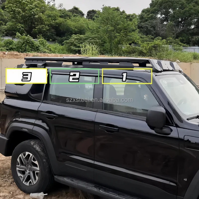 

2025 New Beijing BJ40E Performance Parts Extended Range Rain Window Eyebrow Modification Special Rain Baffle Trim For BAIC Cars