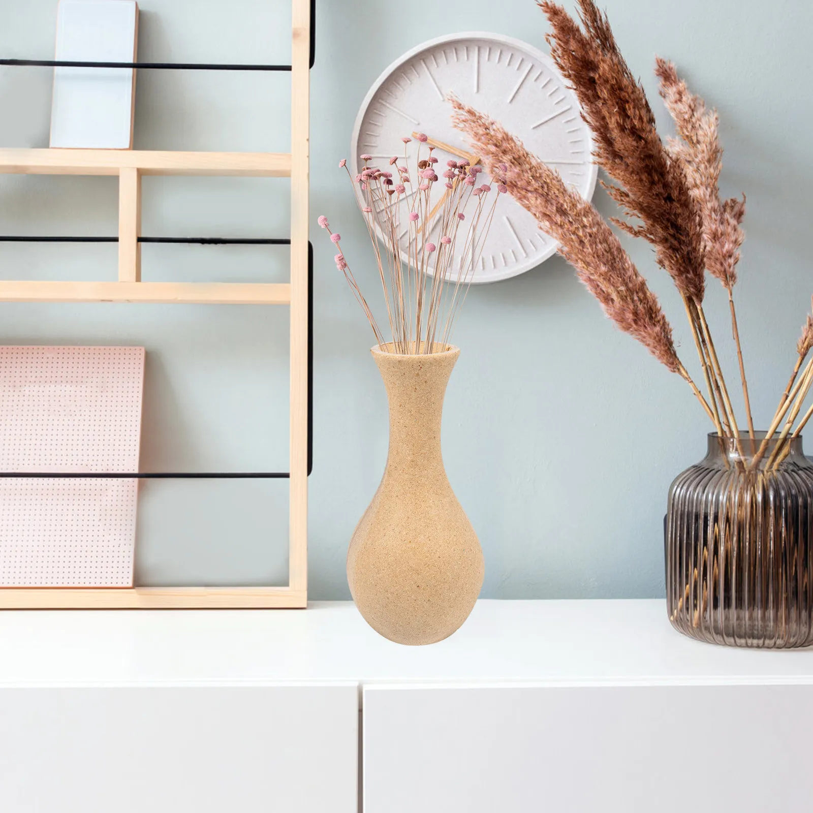 4pcs-diy-vase-wood-half-vase-mold-decorative-flower-bottle-for-home-office-diy-flower-arrangement-office-home-vase