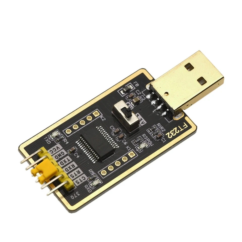 FT232RL FT232 USB-zu-TTL-Seriellkonverter-Adaptermodul 3,3V 5V UART-Downloader-Board – Detail 2