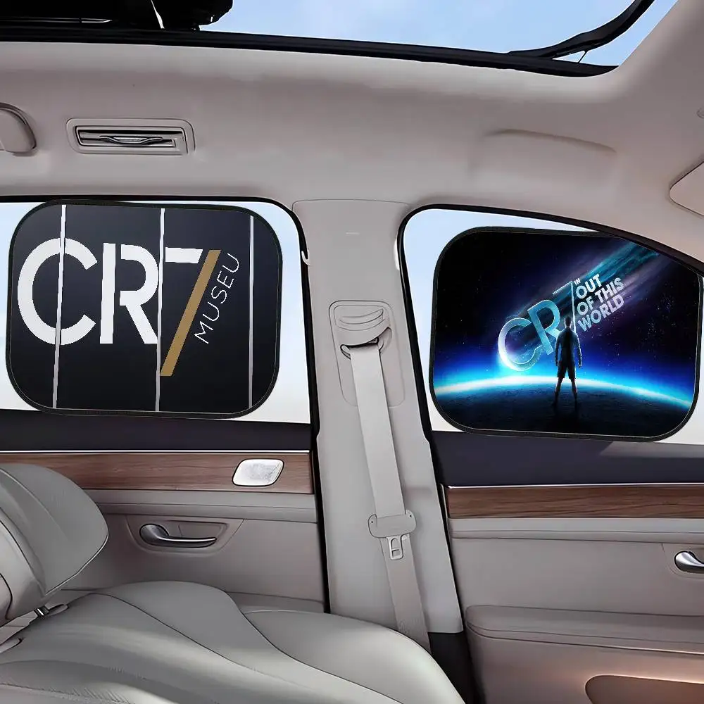 

C-Cristiano R-Ronaldo CR7 Car Sunshade Window Self-priming Heat Insulation Inside Electrostatic Adsorption Side Curtain Privacy