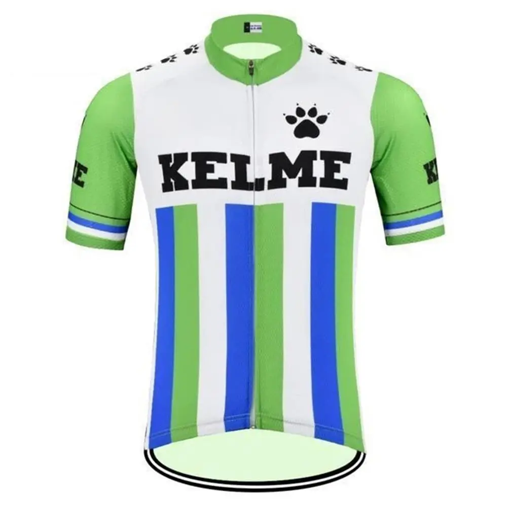 Team Kelme Cycling Bib Set MTB Uniform Summer Road Bike Jersey Bicycle Clothing Mens Short Sleeve Maillot Racing Suit New Outfit