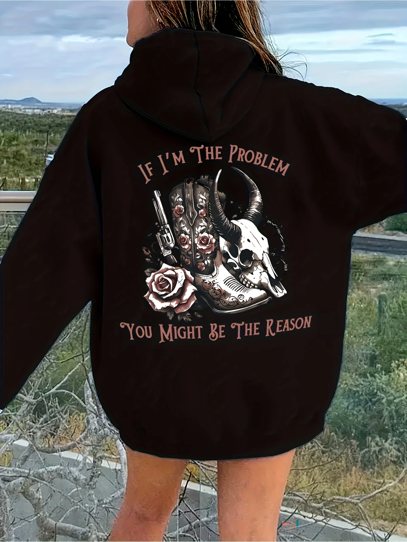 

Gothic Graphic Print Autumn and Winter Men's and Women's Hoodies Casual Loose Outdoor Street Sports Training Brand Fashion Trend