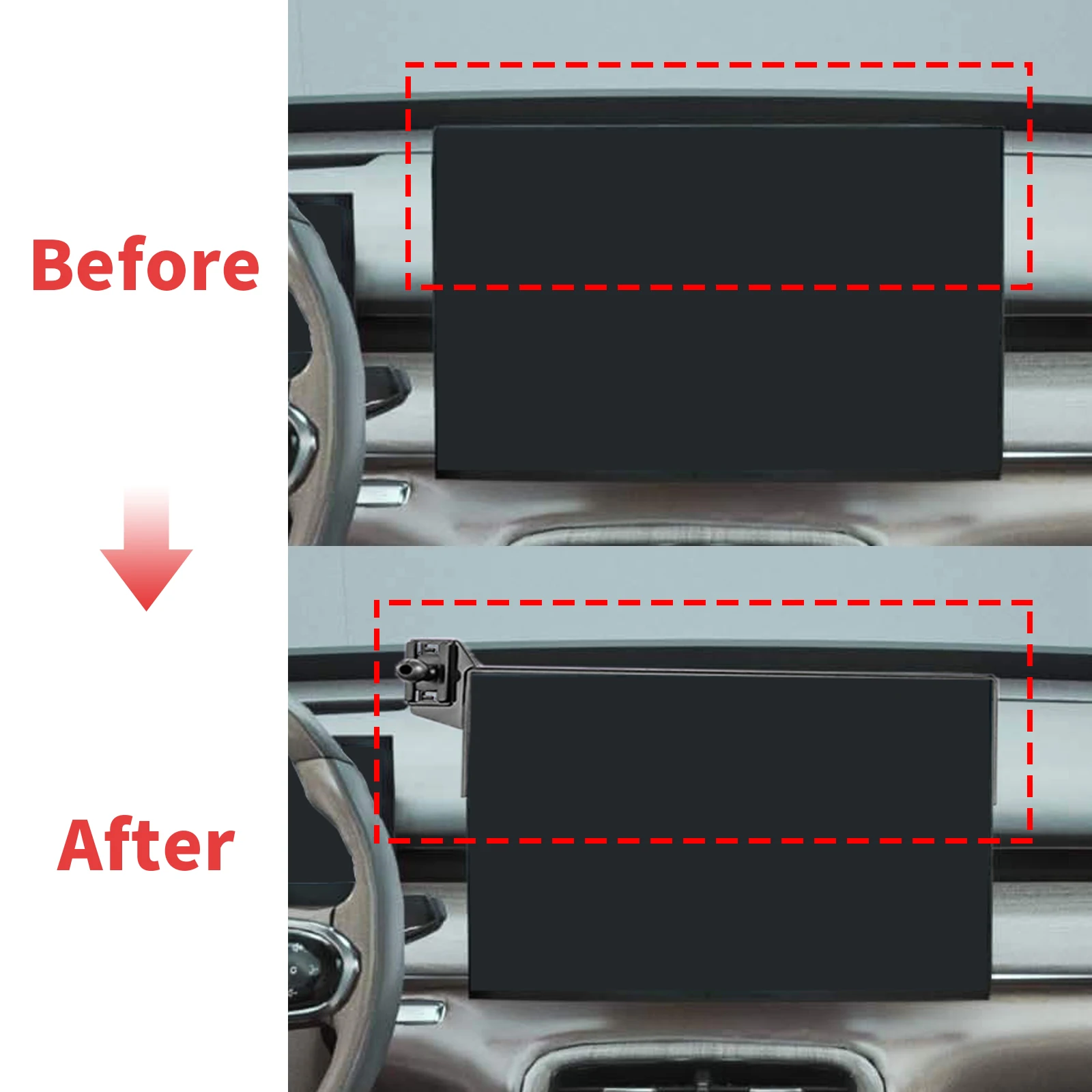 Suporte de Navegação para Telefone Personalizado para Chery Tiggo 8 Plus EBRO S800 2025 2026, Acessórios para Carro