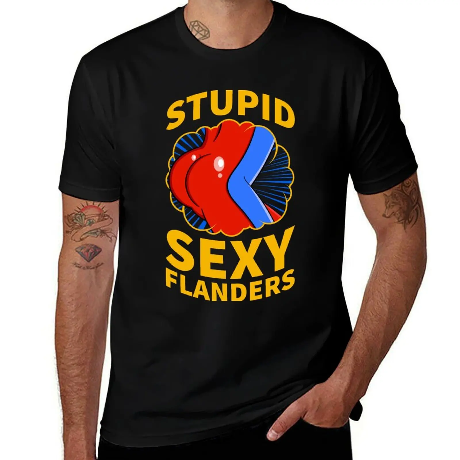 

t man men t Sexy designer for shirt t T-Shirt Quote shirts Stupid man Flanders shirts man funny g graphic for