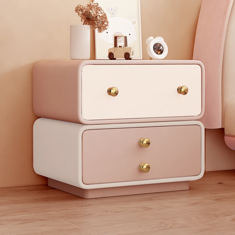 

Nordic Kawaii Nightstand Table Modern Minimalist Space Saving Drawers Night Stand Storage Small Szafki Nocne Bedrooms Furniture