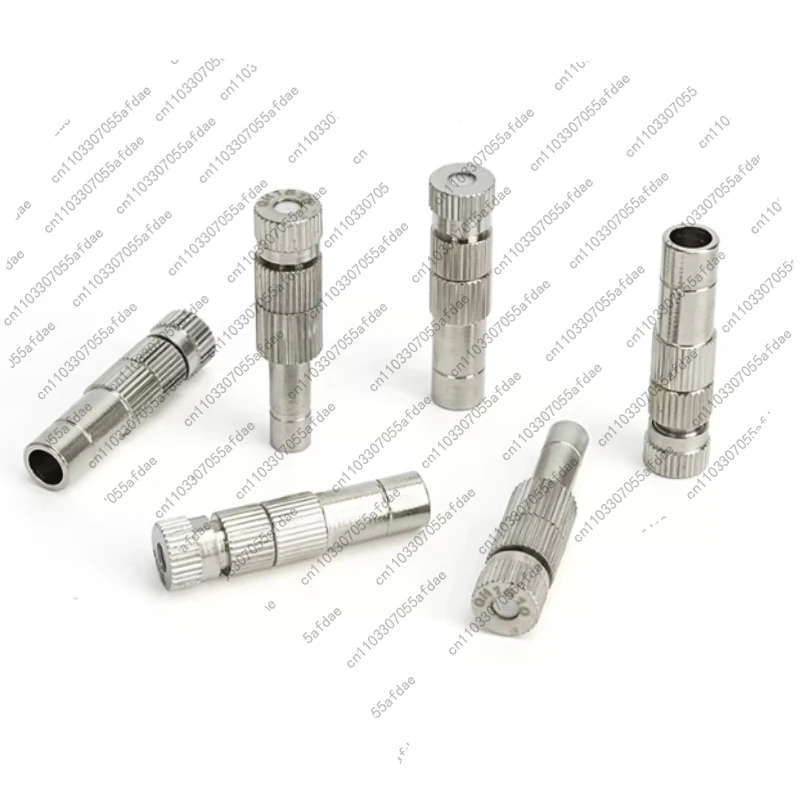 1pc 8mm low pressure quick plug atomizing nozzle, two sections 0.6mm-0.8mm, three sections 0.2mm-0.4mm fine mist nozzle