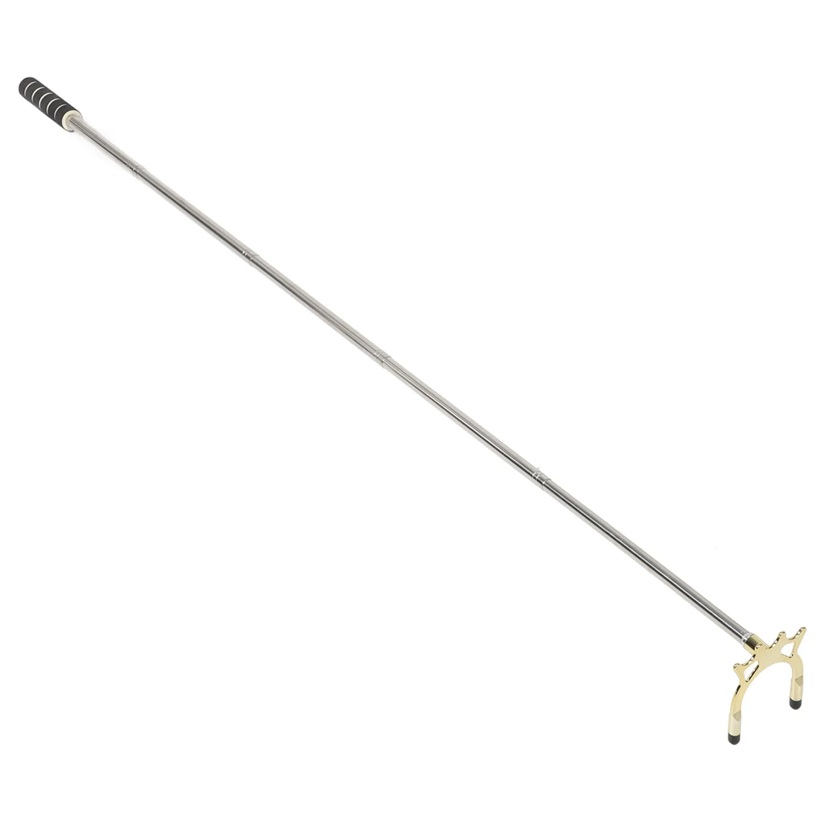 

Телескопический бильярдный кий из нержавеющей стали, регулируемый, для бильярдного стола, аксессуар для игры и соревнований, с противоскользящим покрытием