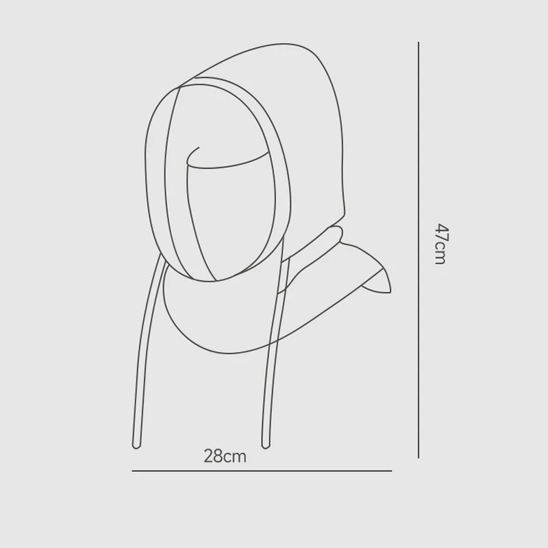 قبعة شتوية دافئة من الصوف القطبي، قناع تزلج مقاوم للرياح، ياقة متكاملة للرياضات الخارجية بقلنسوة دافئة