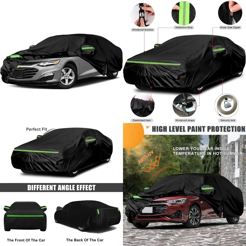 

Всепогодный полиэстеровый автомобильный чехол с хлопковой подкладкой для моделей Malibu 2008-2025 гг., подходит для отделки SS/LS/LT