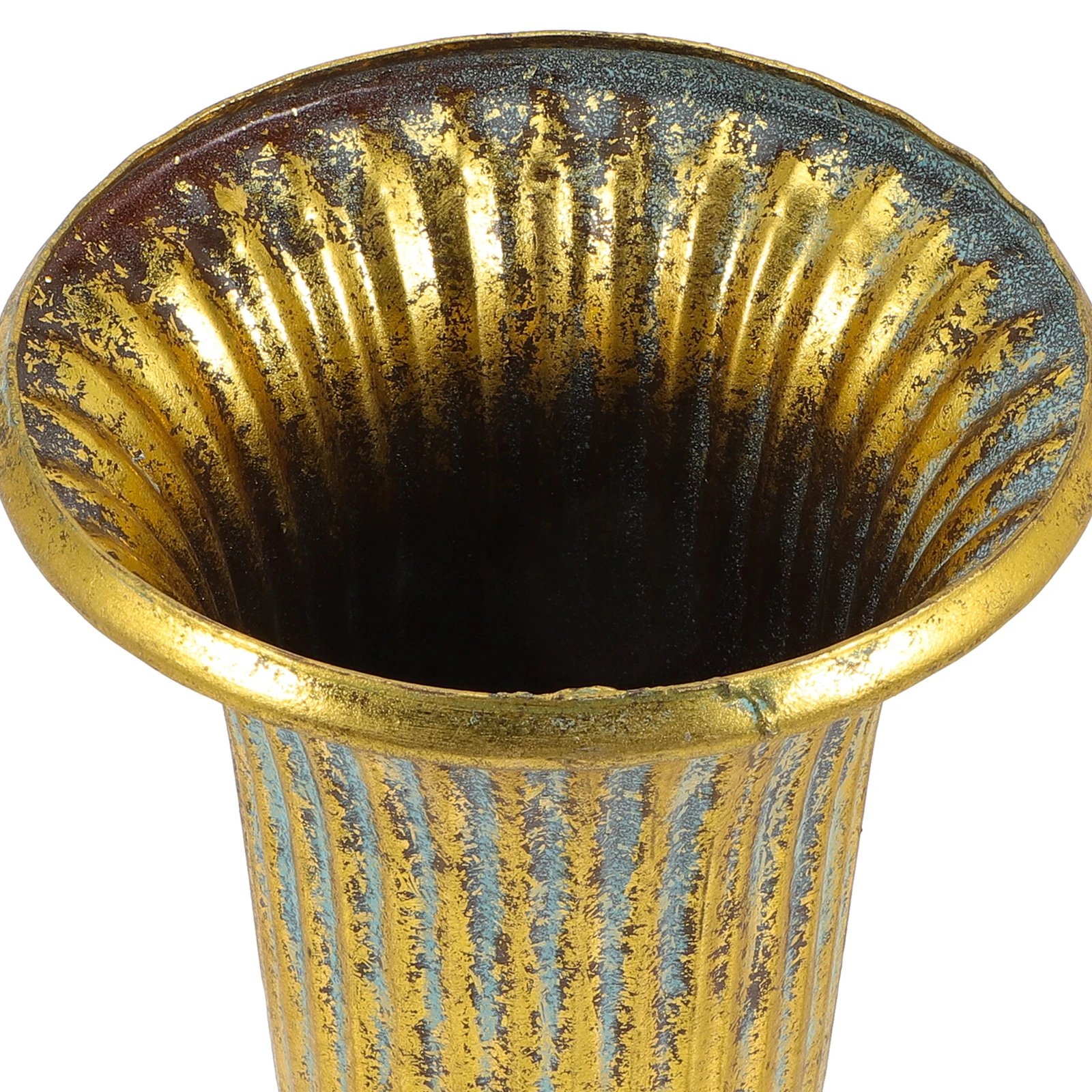 

Artificial Flower Vase Rustic Decor Decorative Classic Vintage Vases Iron Child for