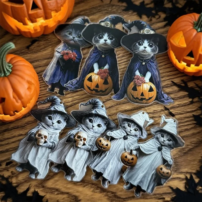 

Хэллоуин серии кошка акриловый кулон многофункциональное украшение акриловая подвеска для украшения Хэллоуина маленькие подарки индивидуальная пленка
