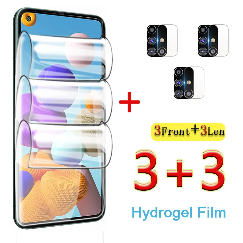 Hydrogel Film For Samsung Galaxy a21s Screen Protector Camera Lens for samsung a21s samsunga21s 6.5