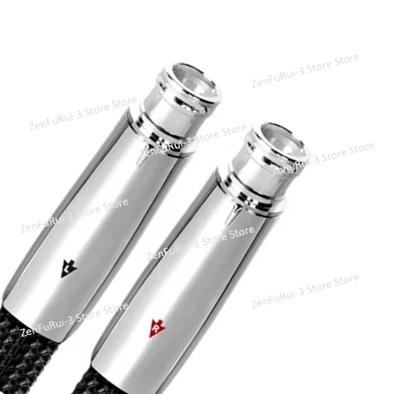 

Hi-end Dragon XLR Cable Pure Silver Solid Core Conductor HiFi Audio Power Amplifier Balanced Cables with Box