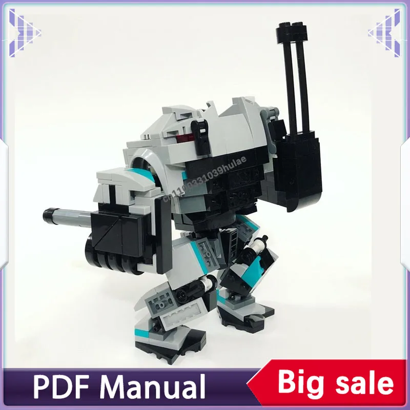 مجموعة مكعبات بناء ميكا من باتل ووكر، ملحقات تزيين للبالغين، زينة على الطوب، هدية عيد الميلاد