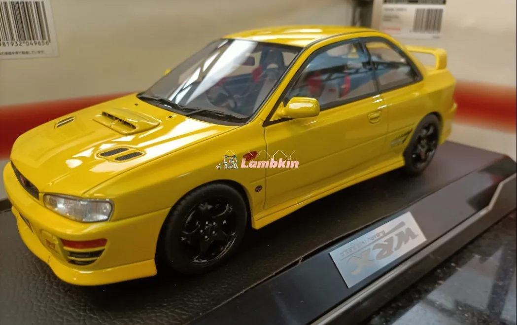 

Hobby Japan 1/18 For Subaru Impreza WRX Type R STi GC8 1997 Sports Car Model Gift Miniature Collectible