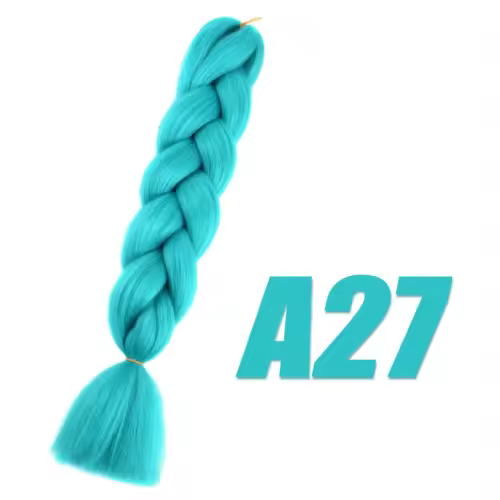 Synthetic Kanekalon Crochet Hair Braiding Hair Pre Stretched Curly Jumbo Braids Extensions Hair Accessories For Girls Braids - Image 32