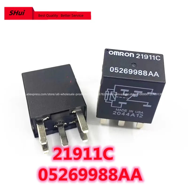 10PCS Spot brand new 21911C 5-pin Martha Lati President Geberi Automobile Relay 05269988AA