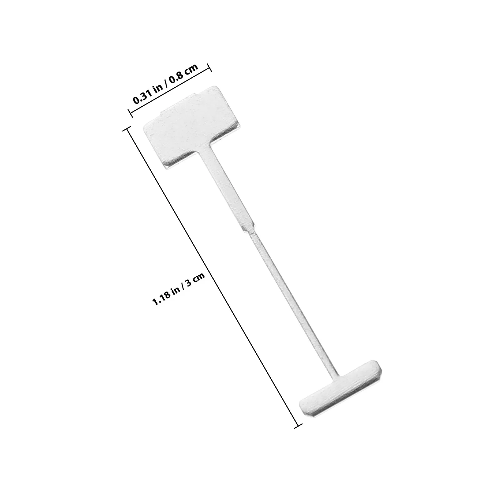 200Pcs Tile Leveler Steel Pin 0.9mm Hard Steel Durable Tile Leveling Clips for Ceramic Stone Home Construction Spacers