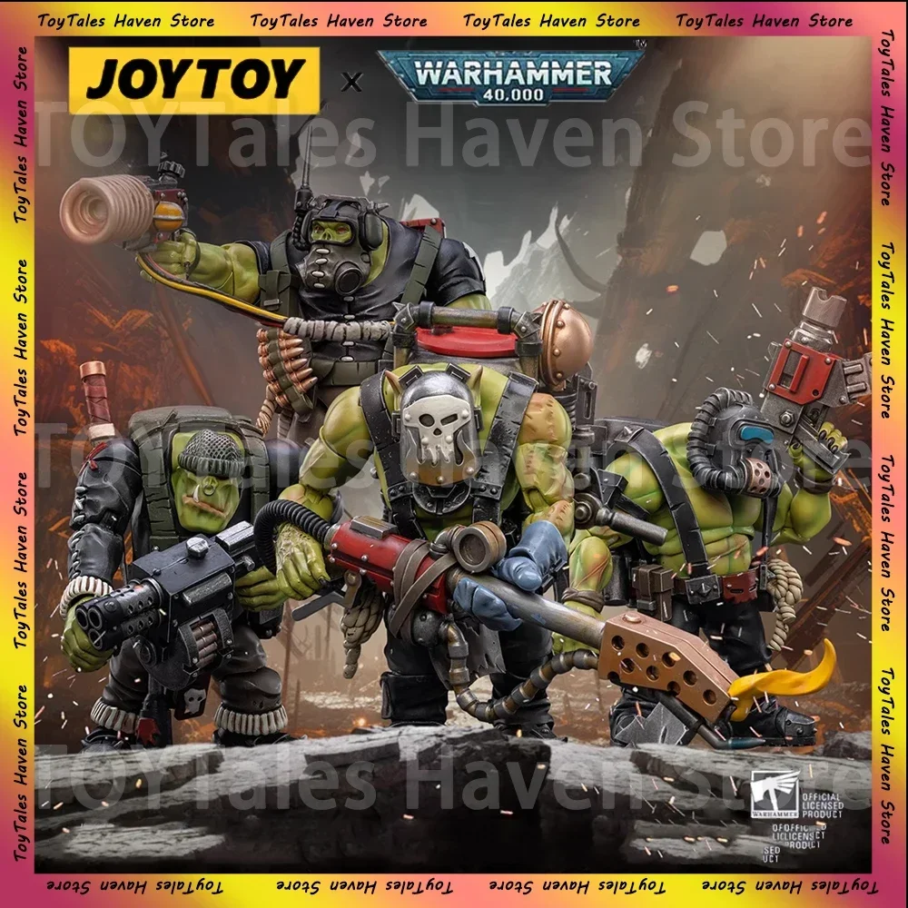 1/18 JOYTOY Action Figure (4PCS/SET) 40K Ork Kommandos Anime Model Toy