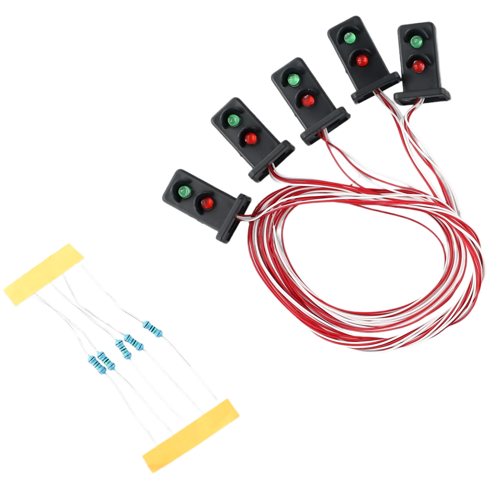 20mm LED-Based Dwarf Signal Devices with Two Display States for Hobbyist Layouts and Control Panel Integration