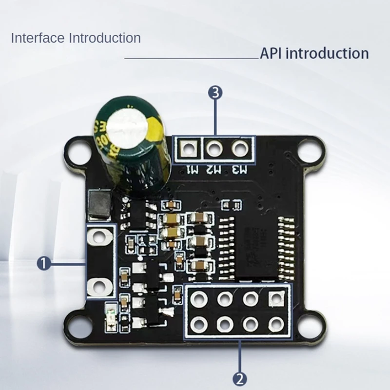ブラシレスモータードライバーボード,10-24v,FULL-DC,foc制御,svpwm制御,モジュール交換,simple foc mini