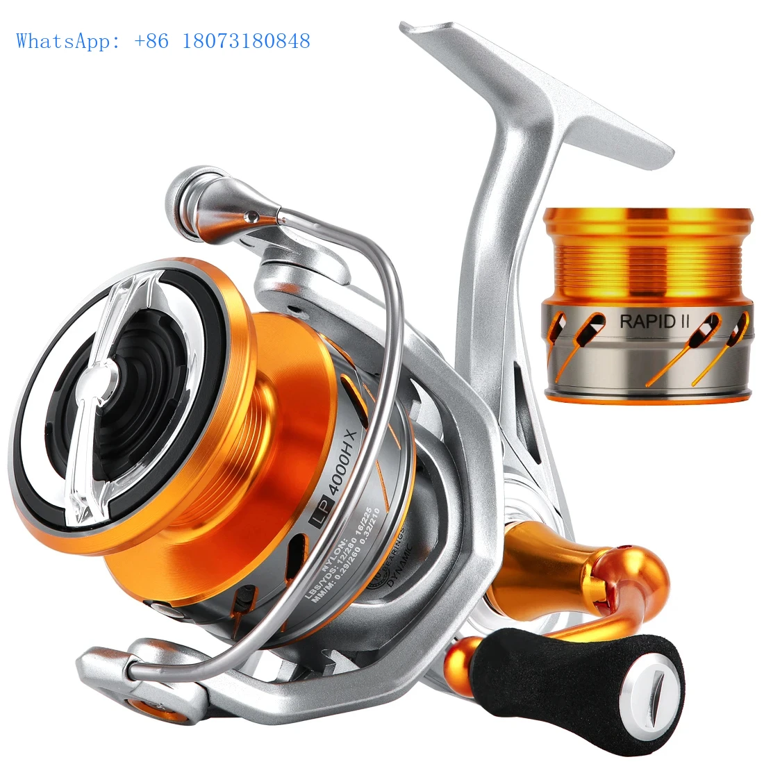 

WR III X Series Spinning Reel Durable Gear 5.2:1 MAX Drag 28lb Light Weight Spinning Fishing Reel Wheel