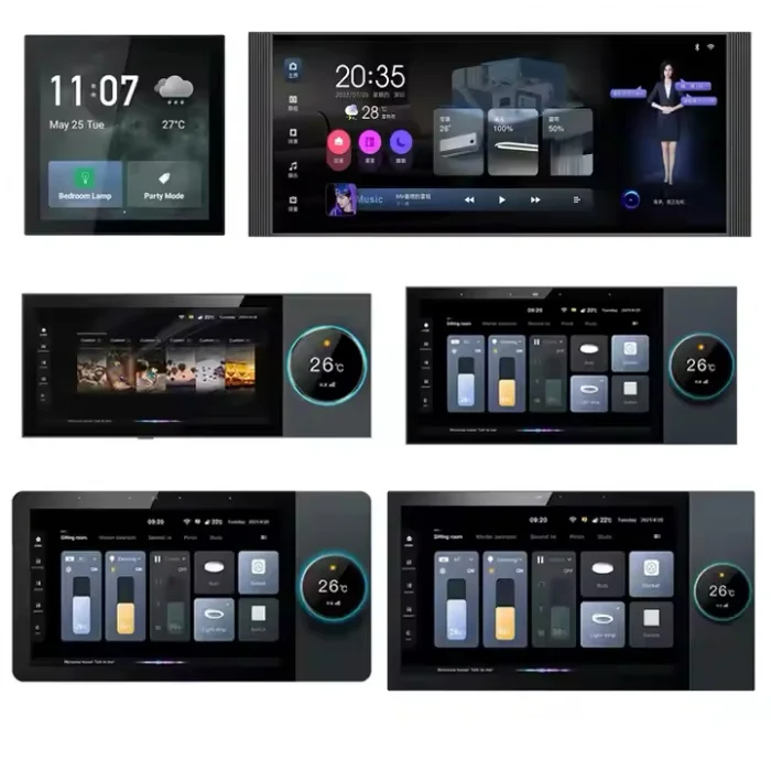 

US EU Standard Smart Home Device Automation Control Panel Tuya Smart Home Switches Work With Alexa And Google