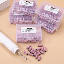 50pcs 3mm Mini Sanding Bands for Nail Drill Mandrel Electric Manicure Accessories Tool Dead Skin Remover #120 #150 #180 #240