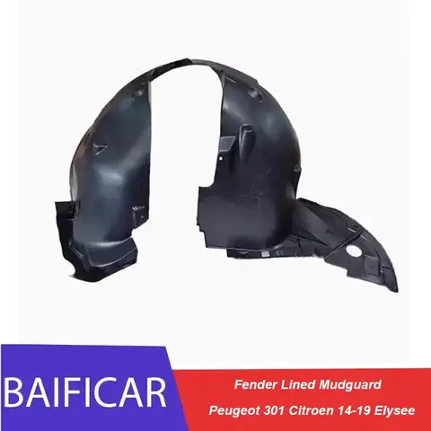 Baificar Brand New Fender Lined Front Wheel Mudguard RH 9676736880 LH 9676736980 For Peugeot 301 Citroen 14-19 Elysee