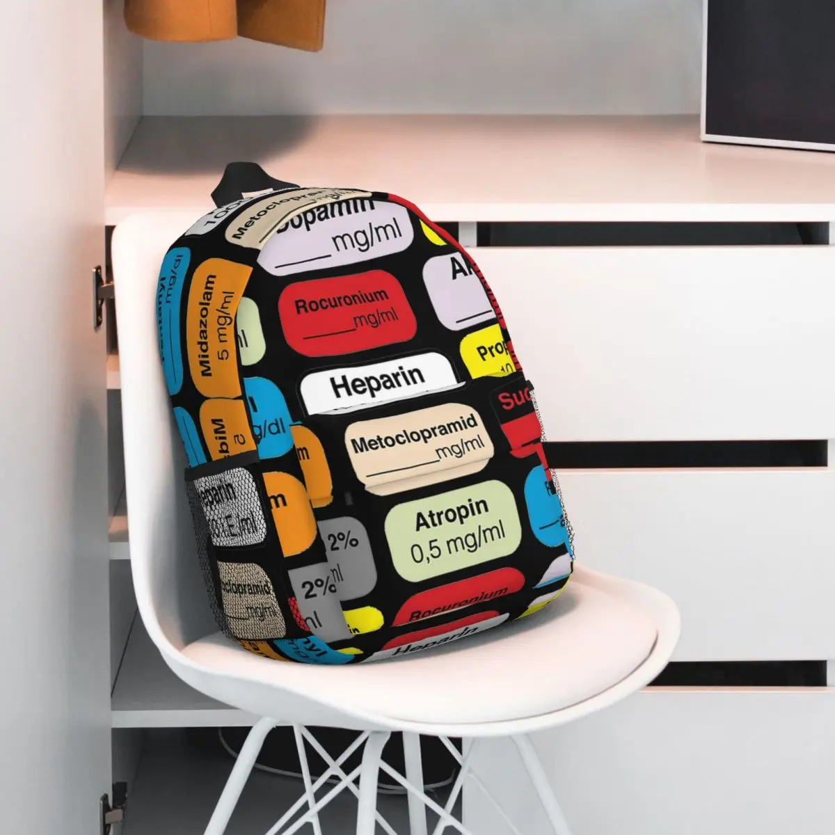 Mochilas de medicación para niños y niñas, morral escolar de dibujos animados, bolso de hombro para ordenador portátil, gran capacidad