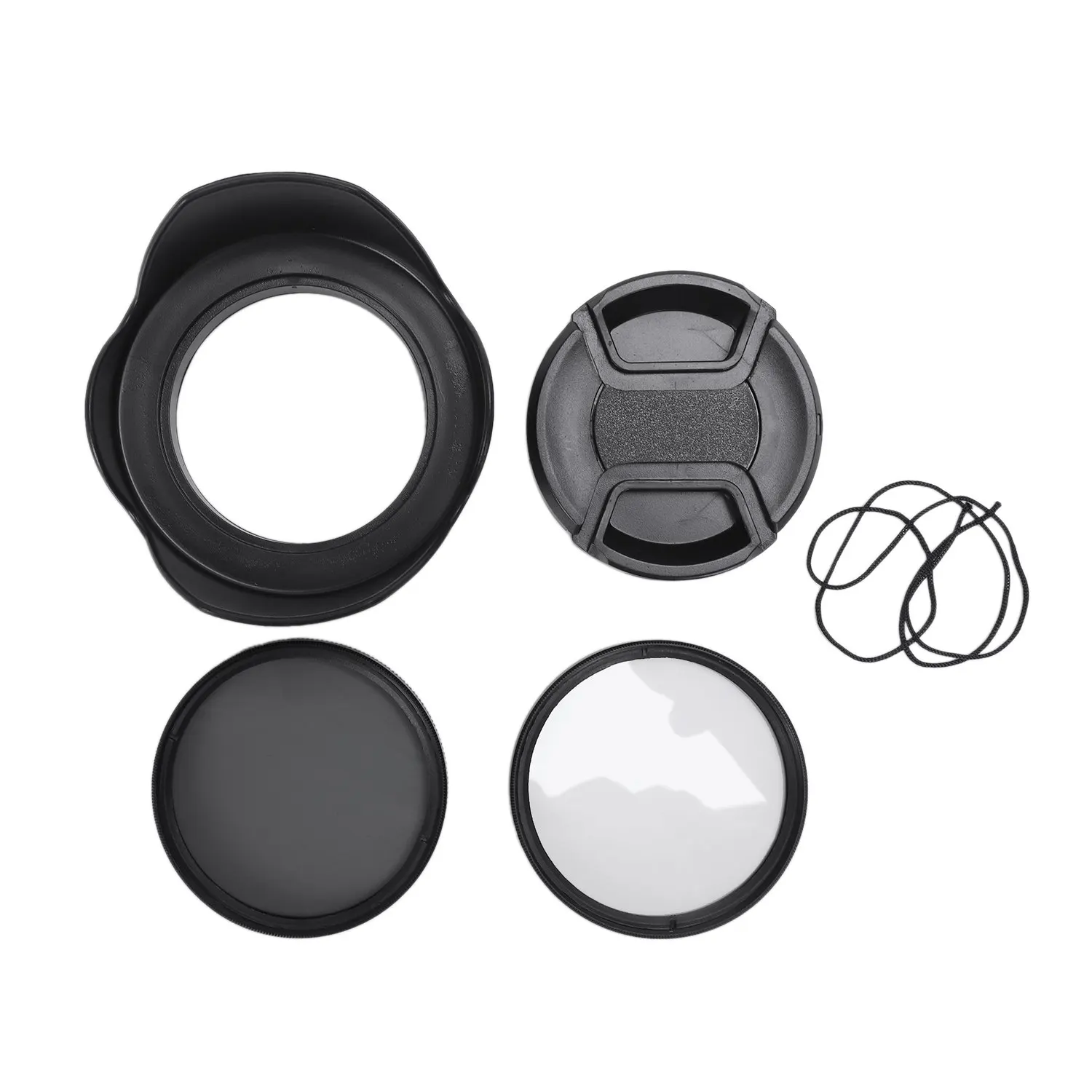 CPL UV Filter Kit 58mm for Canon EOS 700D 100D 600D 1200D Lens Hood Cap