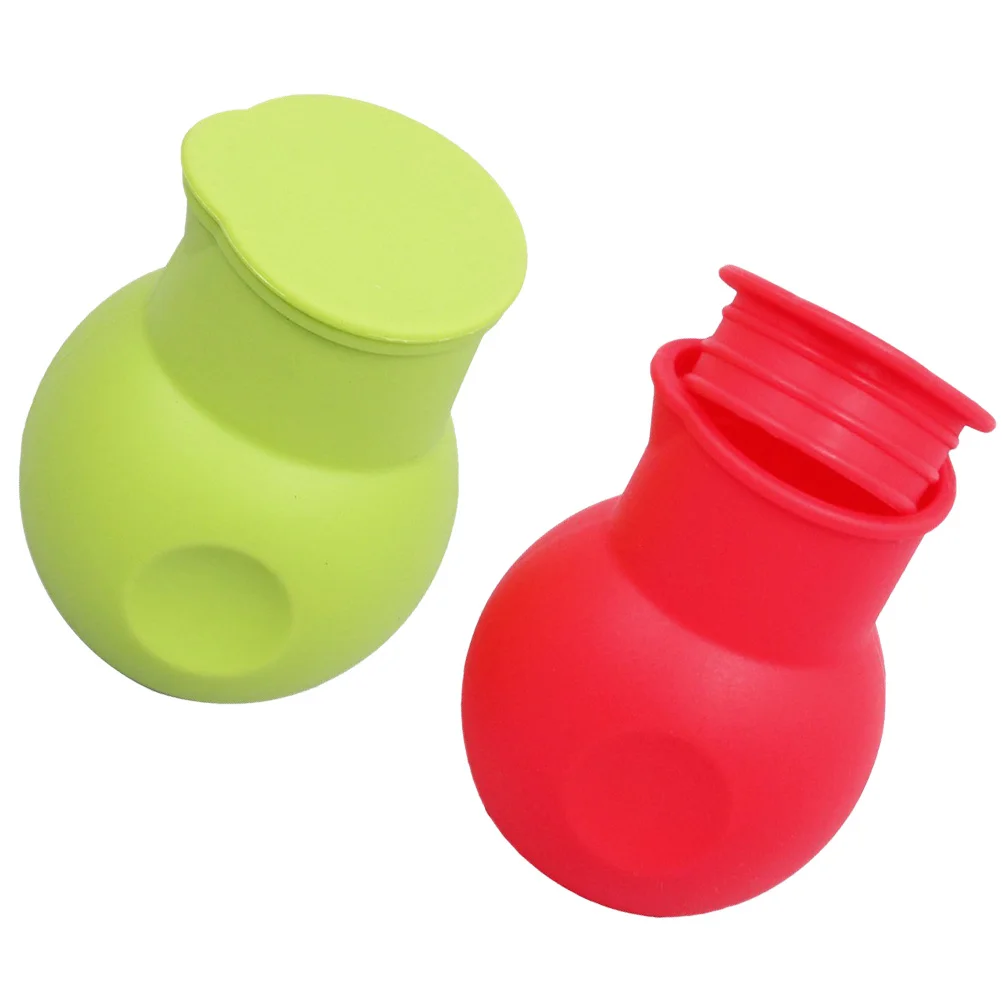 2 pezzi in silicone per fusione del cioccolato flessibile per microonde strumento per versare il burro fuso calore salsa al latte strumento di cottura