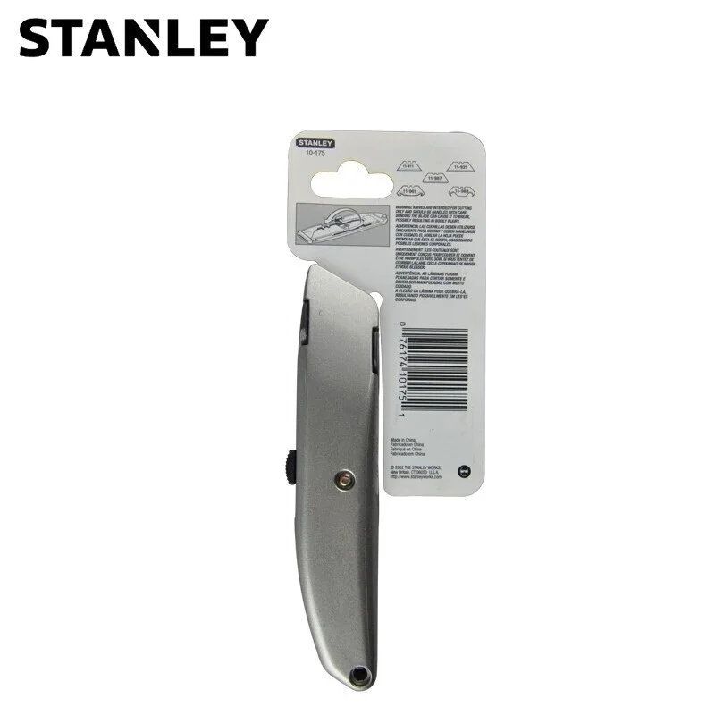 STANLEY 10-099-22 Universal Cutter 19MM Hobby Knife Paper Cutter Wallpaper Knife Wallpaper Knife with Blade Practical