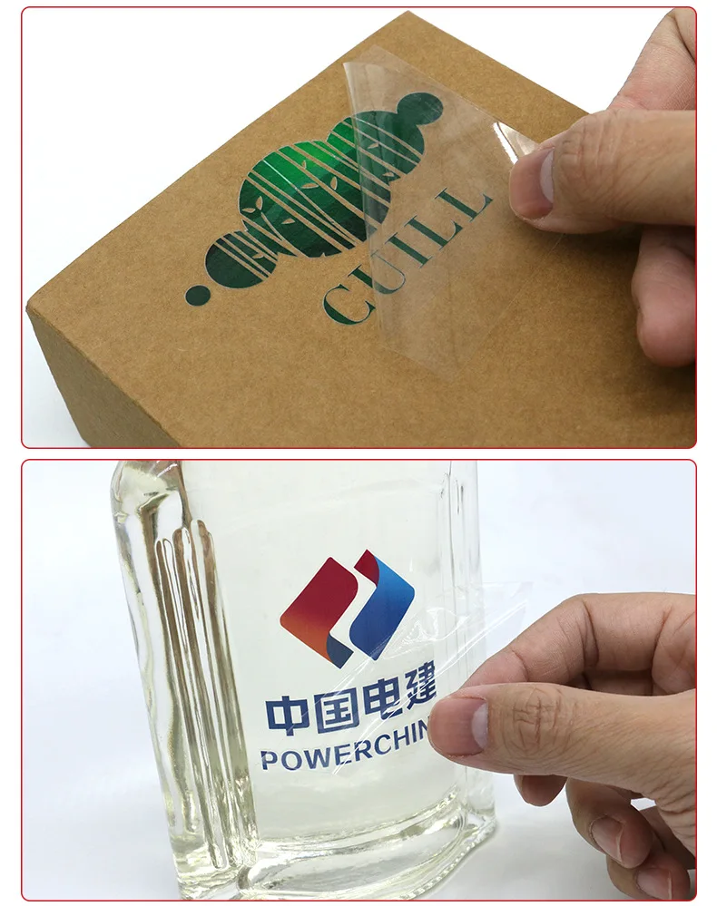 Customized 3D transfer stickers, UV crystal labels, waterproof and scratch resistant