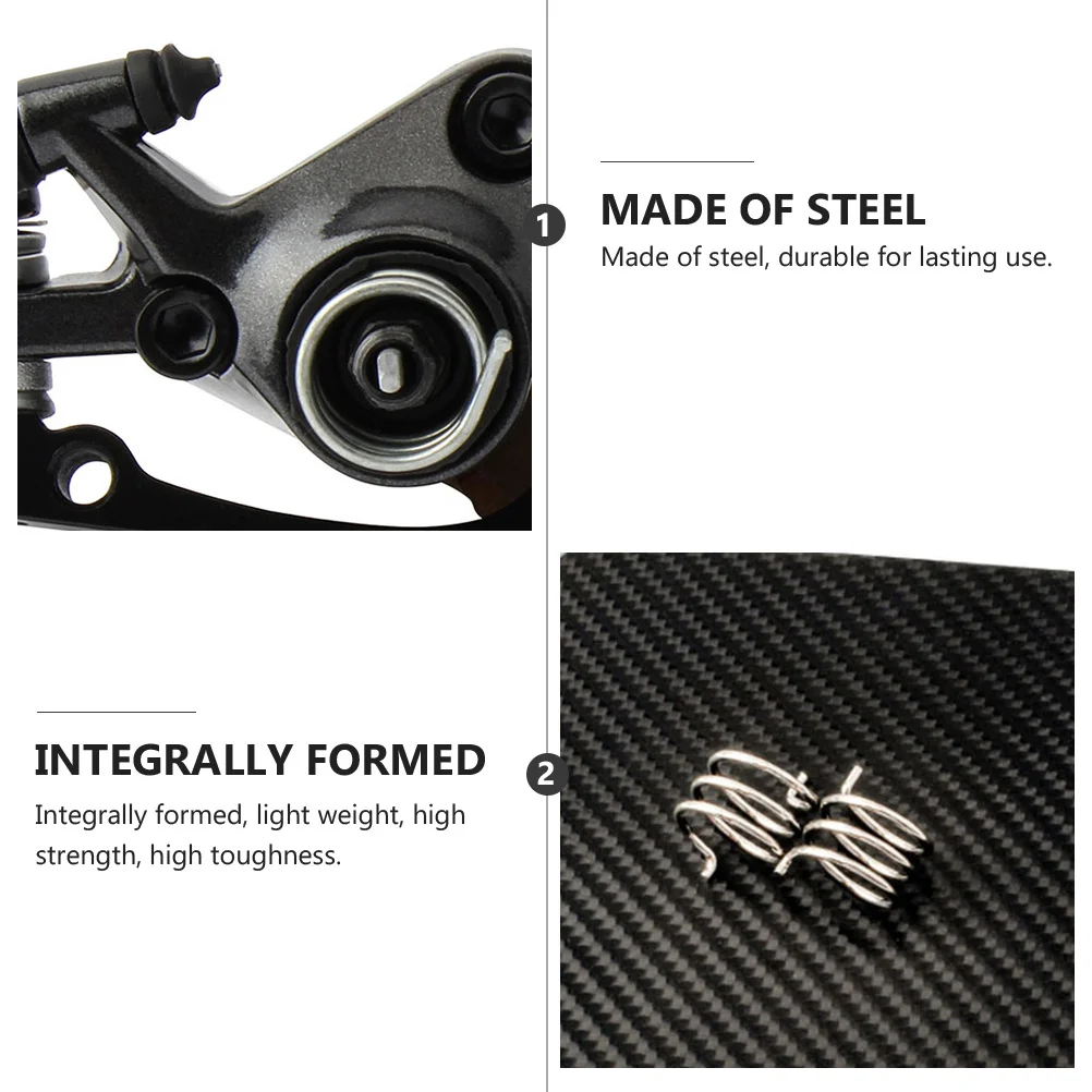

2pcs Disc Calipers Spring Bike Pull Back Brake Arm Circlip Premium Steel Bicycle Brake Spring High Elastic Clip For Mountain