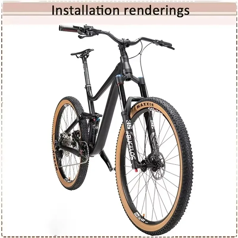 BUCKLOS 27.5/29 Inch MTB Air Suspension Fork 110*15mm Thru Axle 36mm Stanchion 160mm Travel Disc Brake E-bike Front Fork view 2