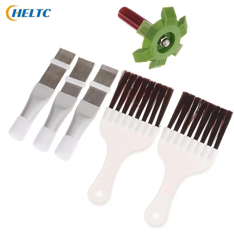 1set Auto Car Fin Repair Comb Plastic A/C Condenser Fin Straightener Refrigeration Radiator Comb Evaporator Air ConditioningTool