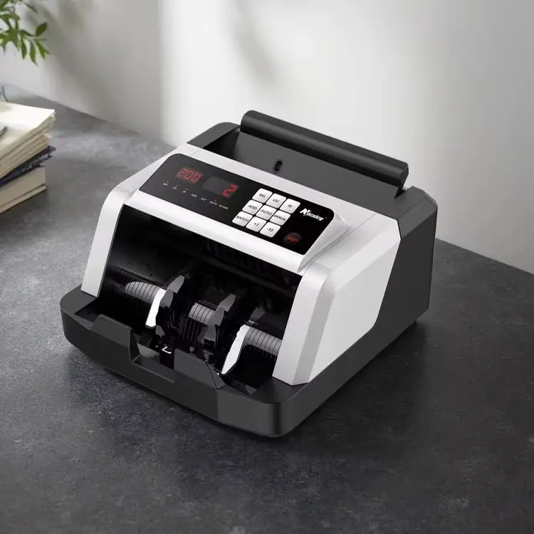 Portable Money Counter UV MG Counterfeit Detector 1300 Bills/Min Fast Accurate USD Counting Machine for Office Retail Bank