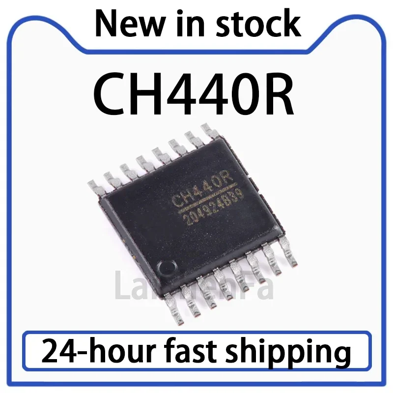 10PCS CH440R TSSOP-16 4 Single Pole Double Throw 5V Low Resistance Analog Switch Chip in Stock